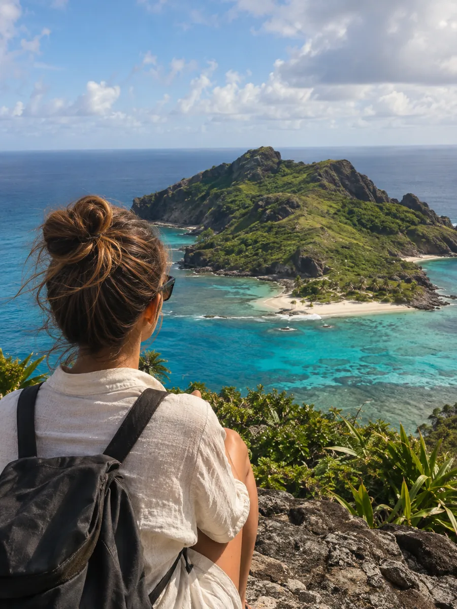 Blick auf die Insel Monuriki